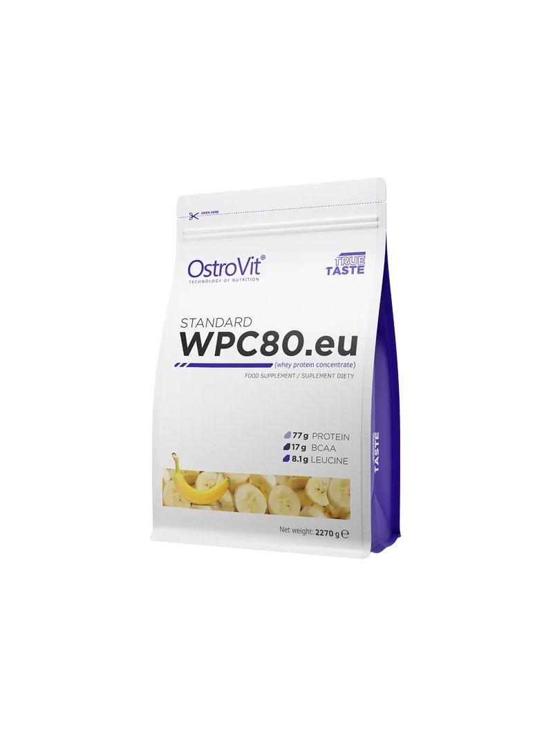 OSTROVIT WPC80.eu (srvatkový proteínový koncentrát) 2270g banán