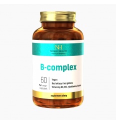 Ušľachtilého zdravia B-komplex (4 vitamíny B) 60 vegetariánskych kapsúl