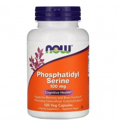 NOW FOODS Phosphatidyl Serine 100 mg (kognitívne funkcie) 120 vegetariánskych kapsúl