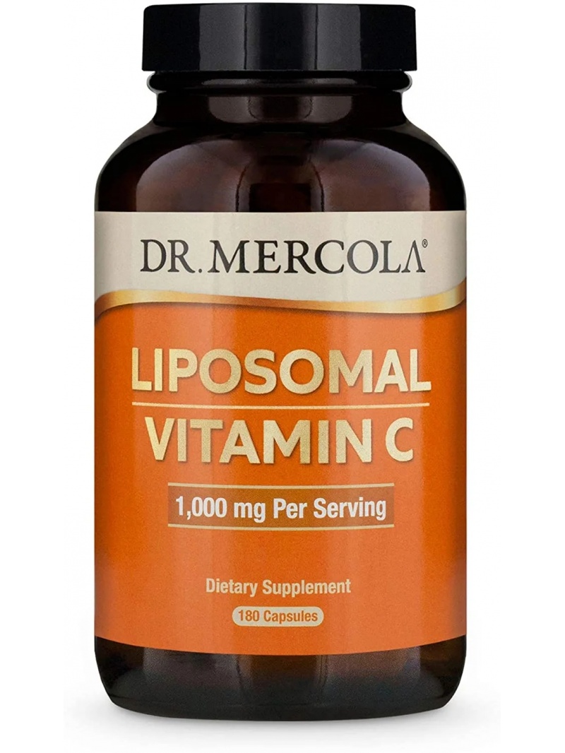 DR. MERCOLA Lipozomálny vitamín C 1000 mg (lipozomálny vitamín C) 180 kapsúl