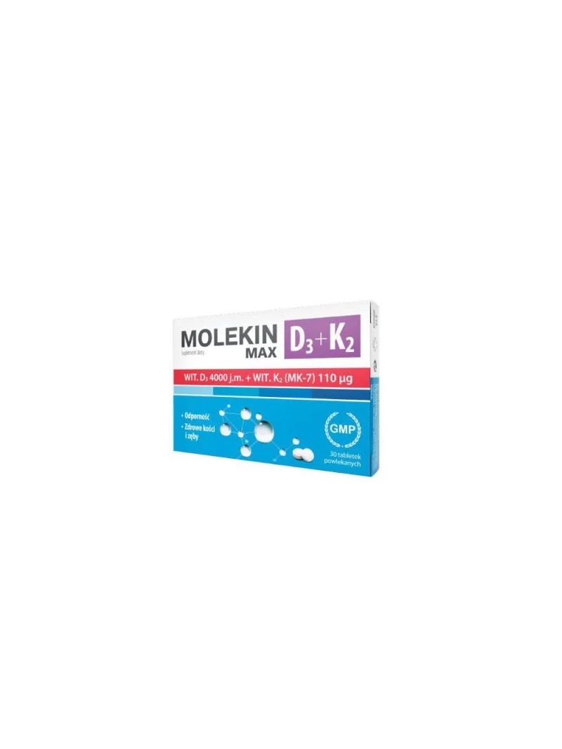 Molekin D3 + K2 MAX 30 tabliet