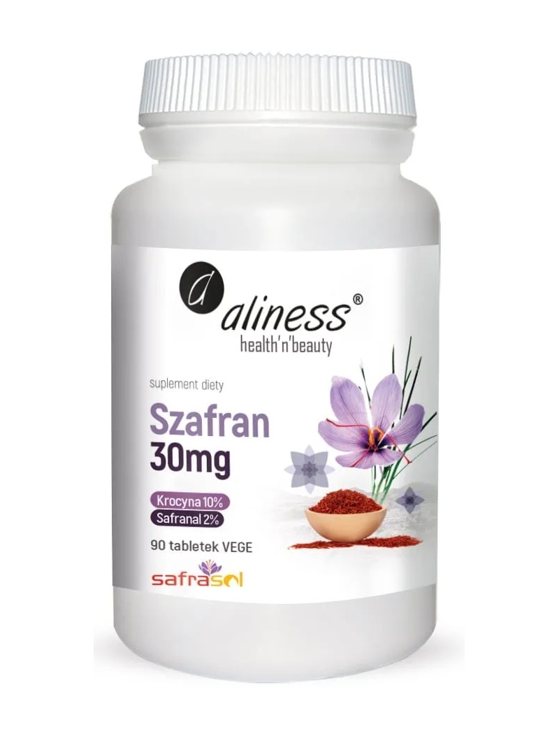 ALINESS Saffron Safrasol 2 %/10 % 30 mg 90 vegetariánskych tabliet