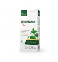 MEDICA BYLINKY Resveratrol Forte (japonský Krikľavý) 40 kapsúl