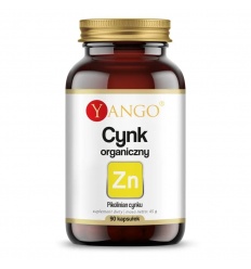 YANGO Organický zinok (pikolinát zinočnatý) 90 vegetariánskych kapsúl