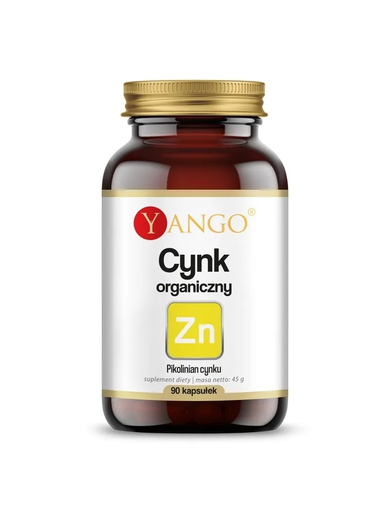 YANGO Organický zinok (pikolinát zinočnatý) 90 vegetariánskych kapsúl