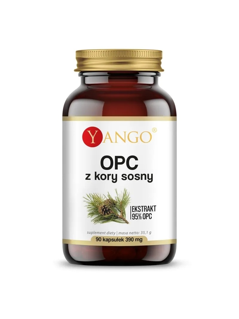 YANGO OPC borovicová kôra (antioxidácia, dýchací systém) 90 vegetariánskych kapsúl