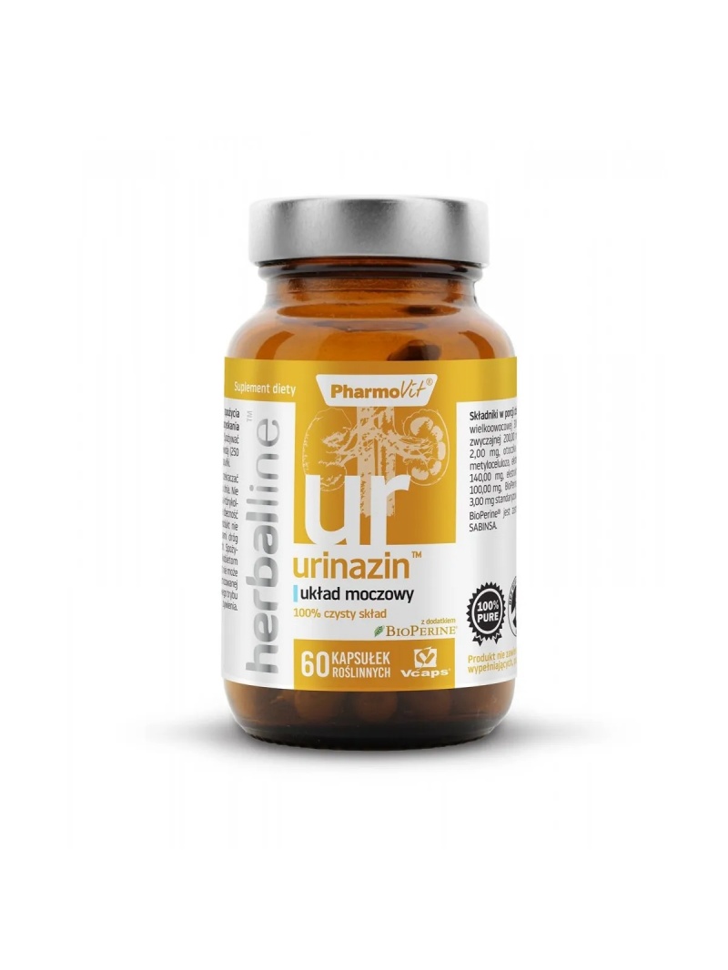 PHARMOVIT Herballine Urinazin (Močové ústrojenstvo) 60 rastlinných kapsúl