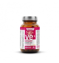 PHARMOVIT Herballine Venozin (žilový obeh) 60 rastlinných kapsúl