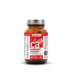 PHARMOVIT Herballine Cardiozin (oba systém) 60 rastlinných kapsúl