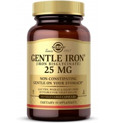 SOLGAR Jemné železo 25 mg 90 vegetariánskych kapsúl