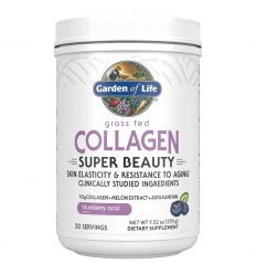 GARDEN OF LIFE Grass Fed Collagen Super Beauty 270g Blueberry Acai