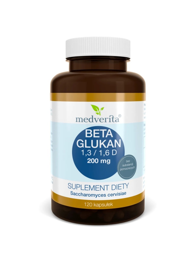 MEDVERITA Beta Glucan 1,3 / 1,6 D 200 mg 120 kapsúl