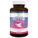 MEDVERITA Biotín 2500 mcg (vitamín B7) 180 kapsúl