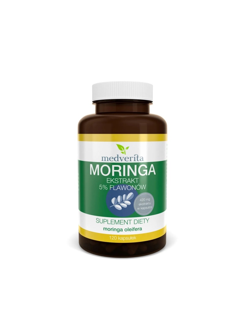 MEDVERITA extrakt z moringy 5% flavónov 120 kapsúl