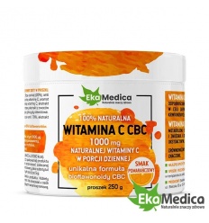 EKAMEDICA Vitamín C CBC (prírodný vitamín C s bioflavonoidmi) 250g