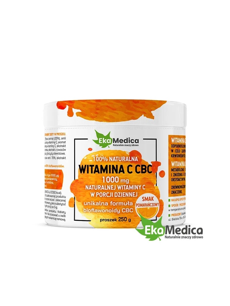 EKAMEDICA Vitamín C CBC (prírodný vitamín C s bioflavonoidmi) 250g
