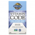 GARDEN OF LIFE Vitamín Code 50 & Wiser Men 120 vegetariánskych kapsúl