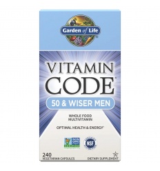ZÁHRADA ŽIVOTA Vitamín Code 50 & Wiser Men 240 vegetariánskych kapsúl