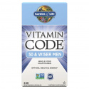 GARDEN OF LIFE Vitamín Code 50 & Wiser Men 240 vegetariánskych kapsúl