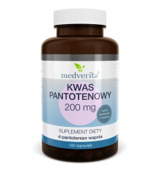 MEDVERITA Kyselina pantoténová 200 mg 180 kapsúl