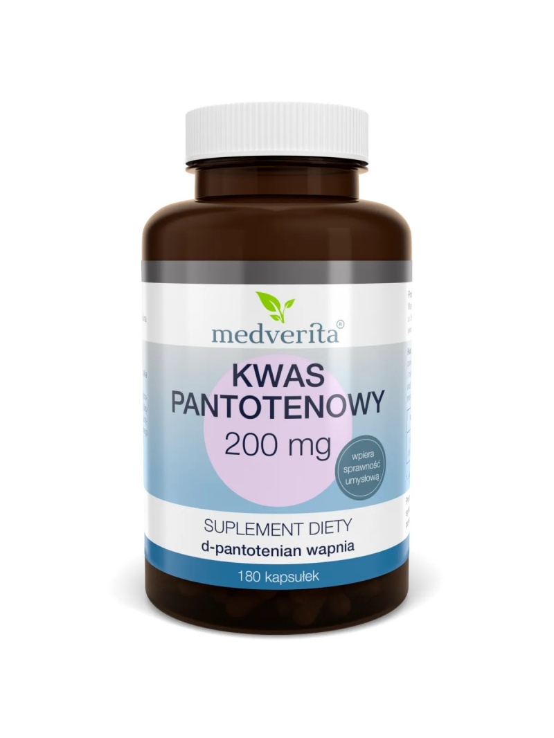 MEDVERITA Kyselina pantoténová 200 mg 180 kapsúl