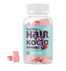OstroVit Zdravé vlasy Koala Gummies 60 Berry-Malin Gummies