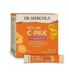 DR. MERCOLA Vitamín C-PAK so zinkom a vitamínom D3 30 vrecúšok
