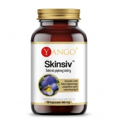 YANGO Skinsiv (fialová trojfarebná, zinok a vitamíny B) 90 vegetariánskych kapsúl
