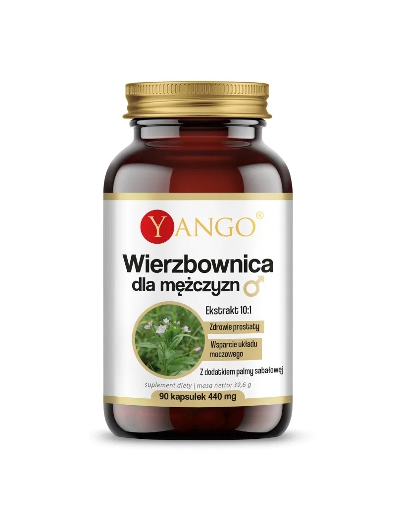 Vŕbovka YANGO pre mužov (prostata, močový systém) 90 vegetariánskych kapsúl