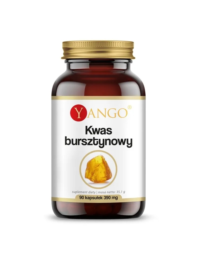 YANGO kyselina jantárová (antioxidant) 90 vegetariánskych kapsúl