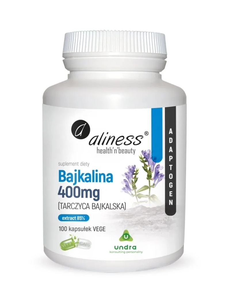 ALINES Bajkalina 400 mg (bajkalská lebka, kĺby, šľachy, svaly) 100 vegánskych kapsúl