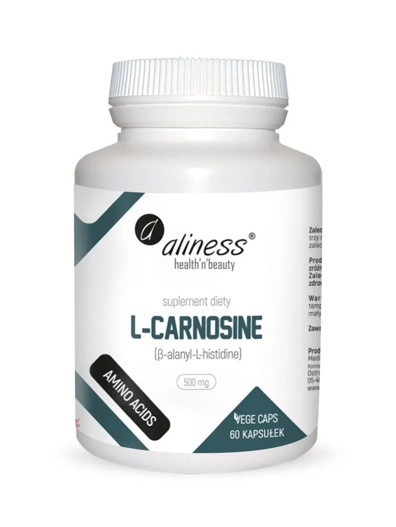 ALINES L-Carnosine 500 mg (L-Carnosine) 60 vegánskych kapsúl
