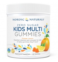 NORDIC NATURALS Zero Sugar Kids Multi Gummies (Multivitamín pre deti) 120 Gummies