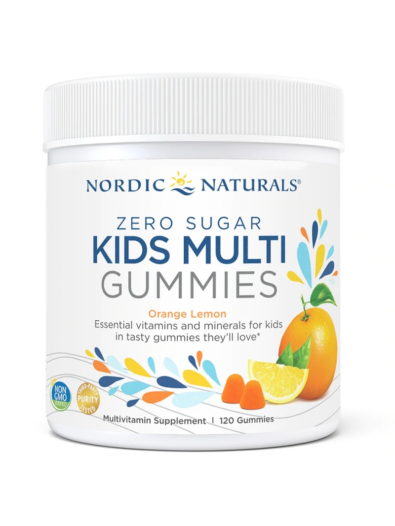 NORDIC NATURALS Zero Sugar Kids Multi Gummies (Multivitamín pre deti) 120 Gummies