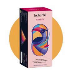 by.herbs BEAUTY (funkčný nápoj, komplexná podpora mysle a tela) 20 vrecúšok