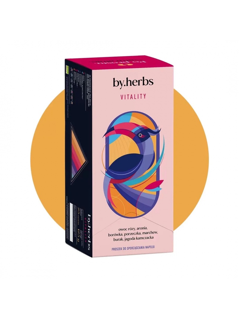 by.herbs BEAUTY (funkčný nápoj, komplexná podpora mysle a tela) 20 vrecúšok