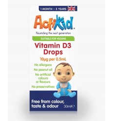 ActiKid Vitamín D Drops (vitamín D pre deti v kvapkách) 30 ml