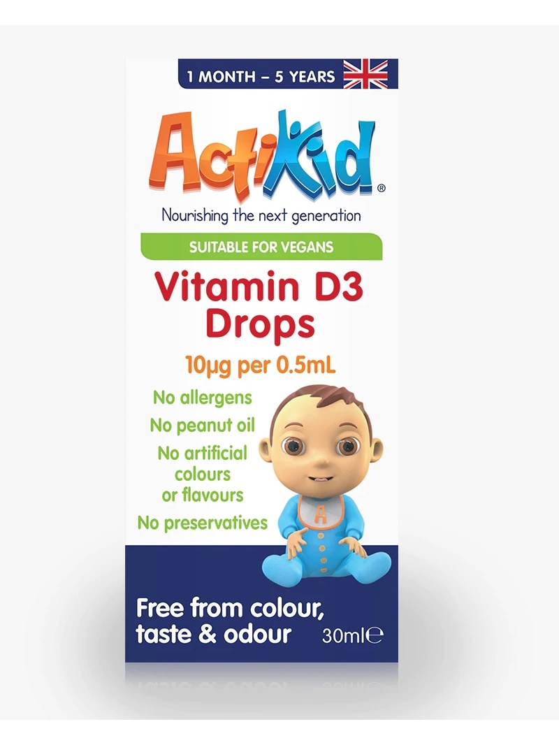 ActiKid Vitamín D Drops (vitamín D pre deti v kvapkách) 30 ml