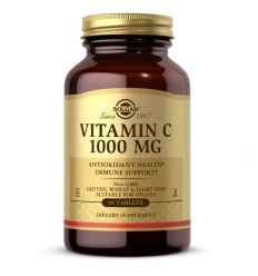 SOLGAR Vitamín C 1000 mg (vitamín C, imunita) 90 vegánskych tabliet