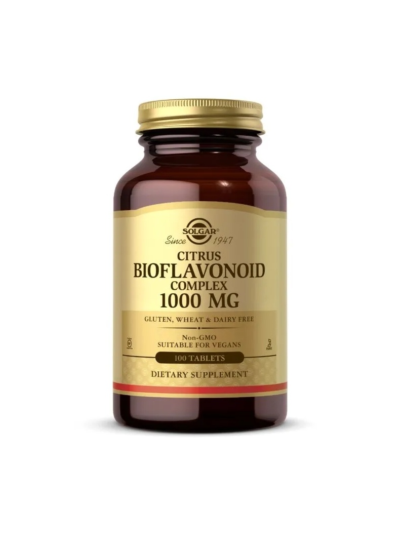 SOLGAR Citrusový bioflavonoidový komplex 1000 mg (citrusové bioflavonoidy) 100 vegánskych tabliet