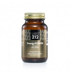 LABS212 EnergyPOWER (guarana, kofeín) 60 vegetariánskych kapsúl
