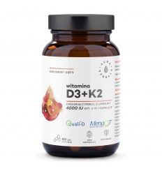 AURA HERBALS Vitamín D3 + K2 90 kapsúl