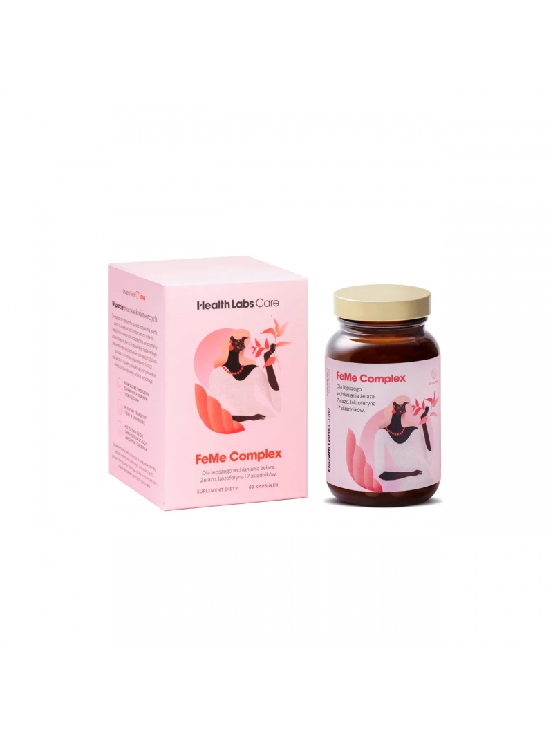 HEALTH LABS FeMe Complex (asimilácia železa) 60 kapsúl