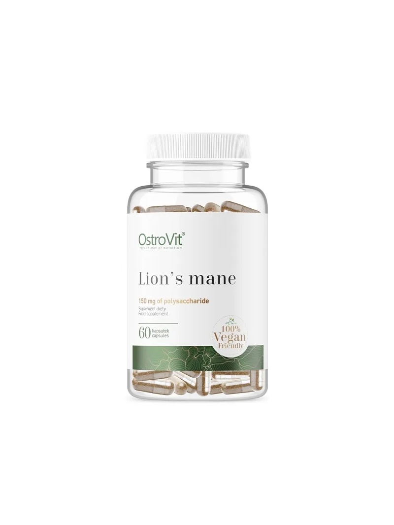 OSTROVIT Lion&#39;s Mane 60 Vegan Capsules