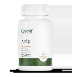 OSTROVIT Kelp (japonský kelp) 250 vegánskych tabliet