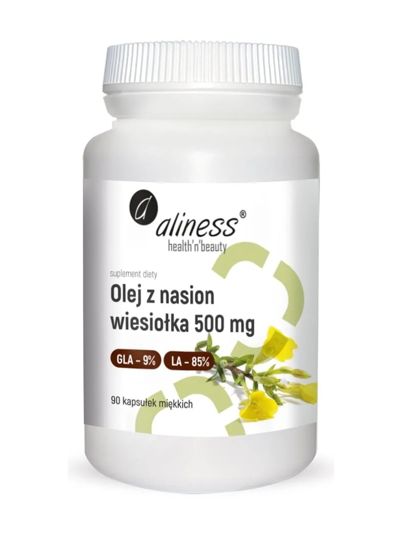 ALINESS Olej zo semien pupalky dvojročnej 500 mg 90 mäkkých kapsúl