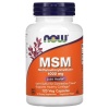 NOW FOODS MSM Metylsulfonylmetán 1000 mg (Metylsulfonylmetán) 120 vegetariánskych kapsúl