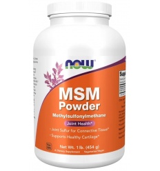 NOW FOODS MSM Powder (metylsulfonylmetánový prášok, podpora kĺbov) 454 g