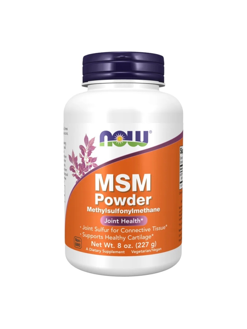 NOW FOODS MSM Powder (metylsulfonylmetánový prášok, podpora kĺbov) 227 g