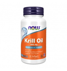 NOW FOODS Krill Oil 500 mg (Krill Oil) 60 mäkkých gélov